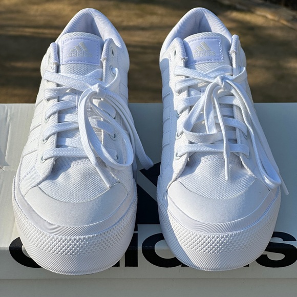 NEW Adidas Womens Bravada 2.0 Platform Casual Sneaker - Size 10.5 - Picture 4 of 9